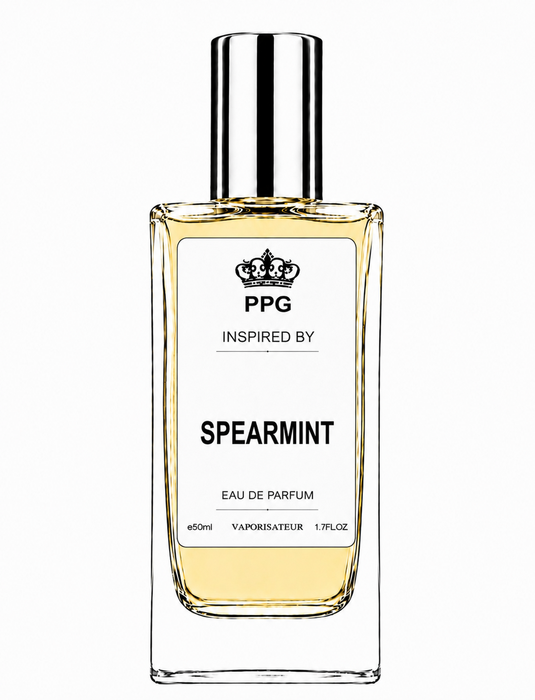 Spearmint Perfume Spray: Refreshing Crisp Cool Mint Scent Vegan EDP 50ml