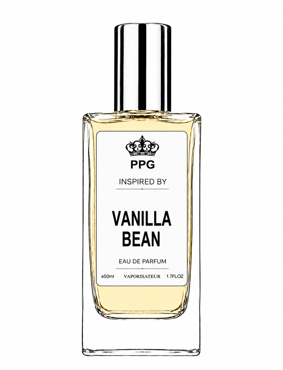 Vanilla Bean Perfume Spray: Luxurious Elegant Warm Creamy Vegan EDP 50ml