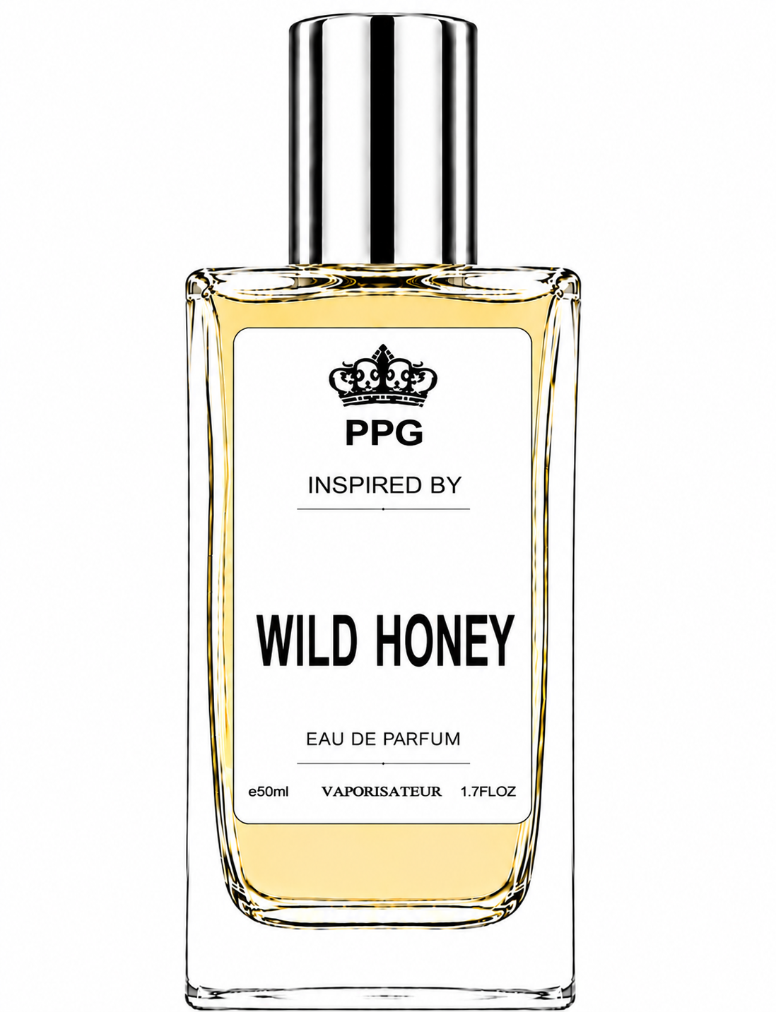 Wild Honey Perfume Spray: Luxurious Sweet Warm Scent, Vegan EDP 50ml